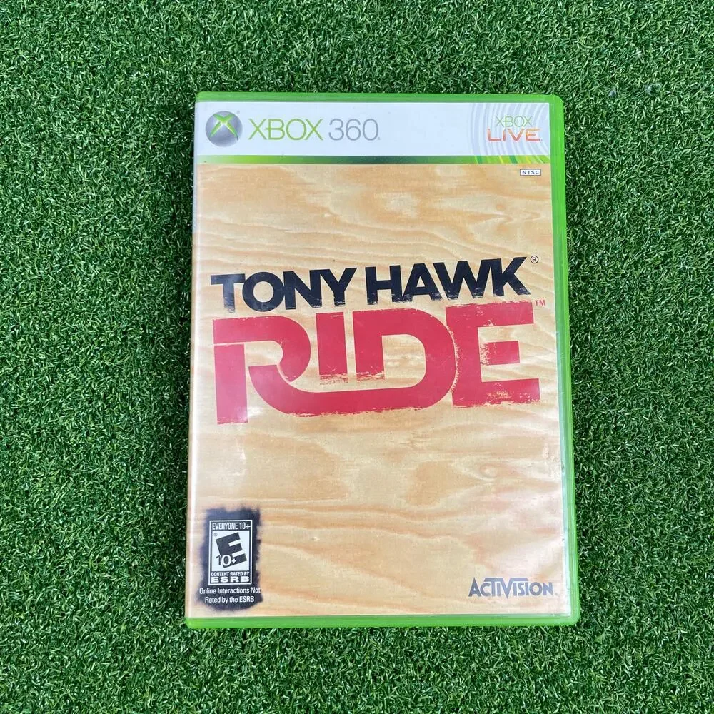 Tony Hawk: Ride (Microsoft Xbox 360, 2009) with Manual CIB